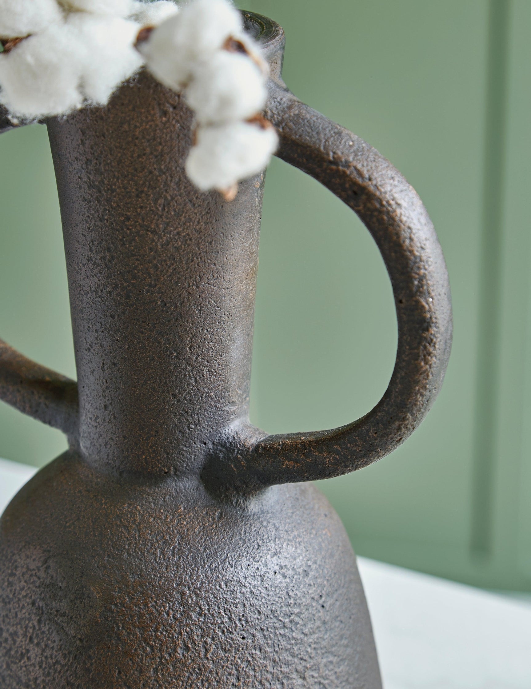 Aadeen Distressed Brown Vase