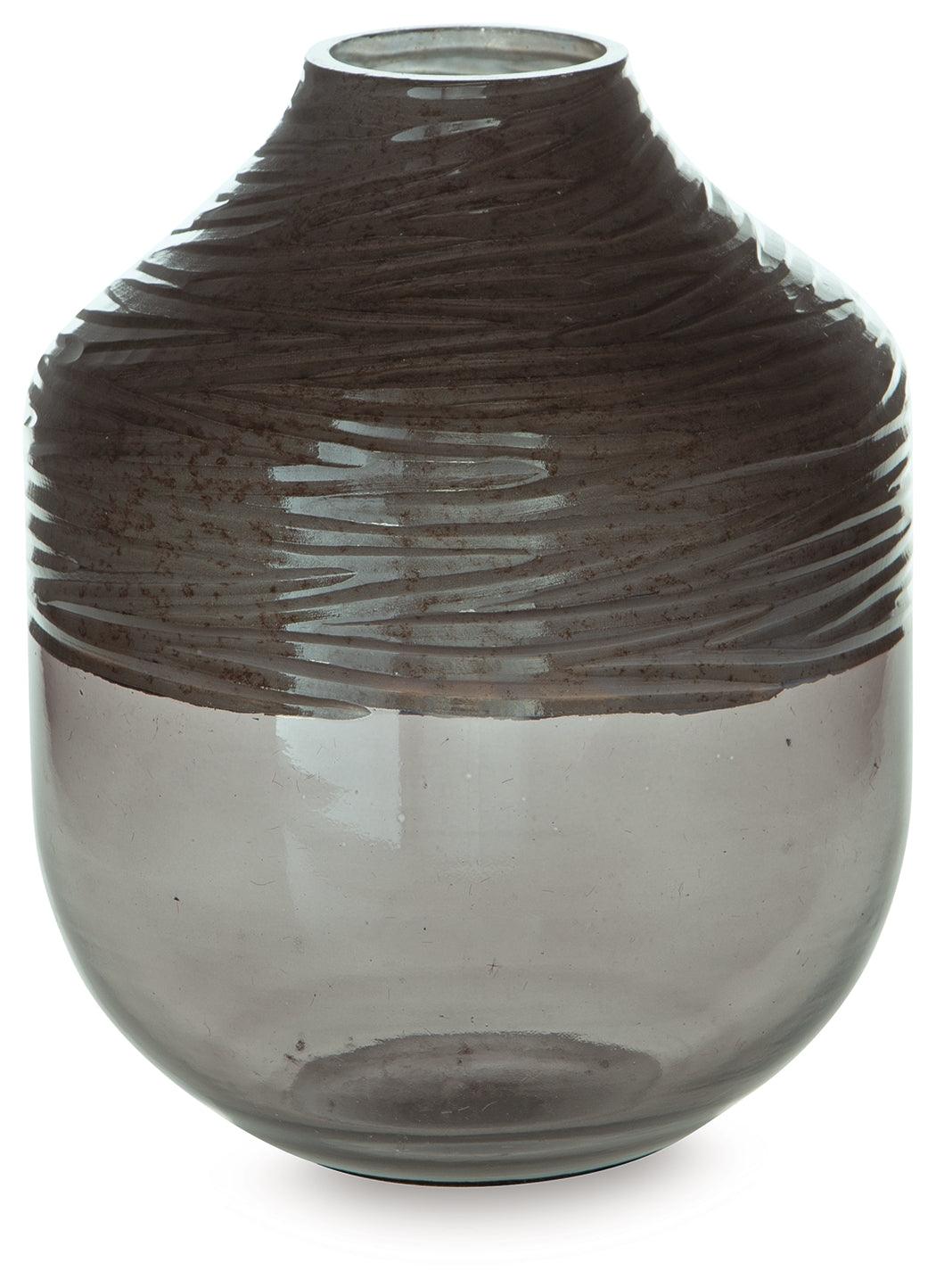 Harpwick Iridescent Gray Vase