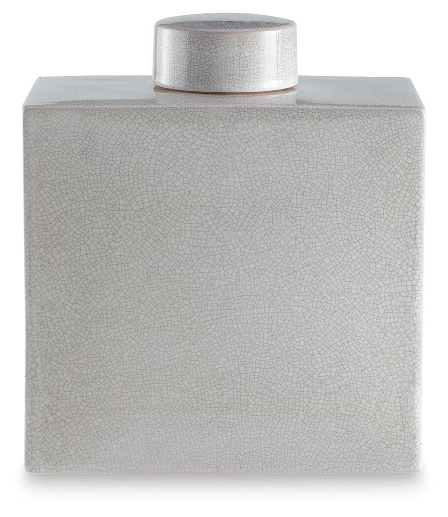 Haddworth Antique White Jar view 3