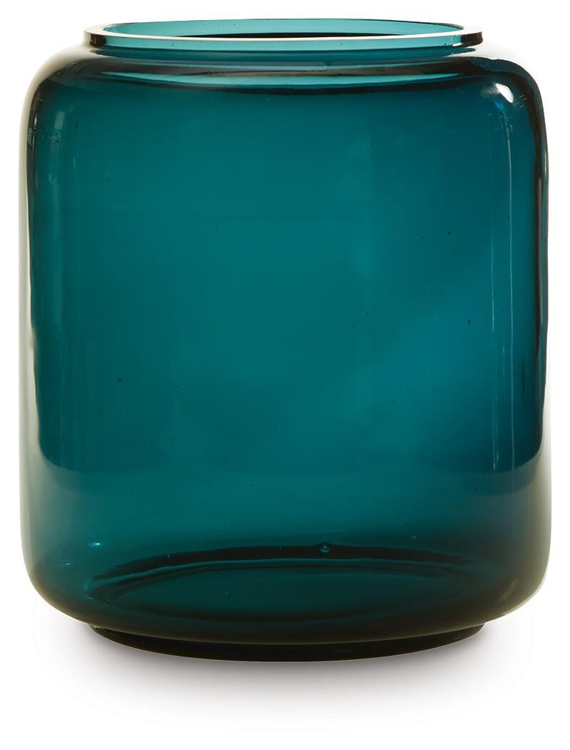 Inisland Teal Vase view 2