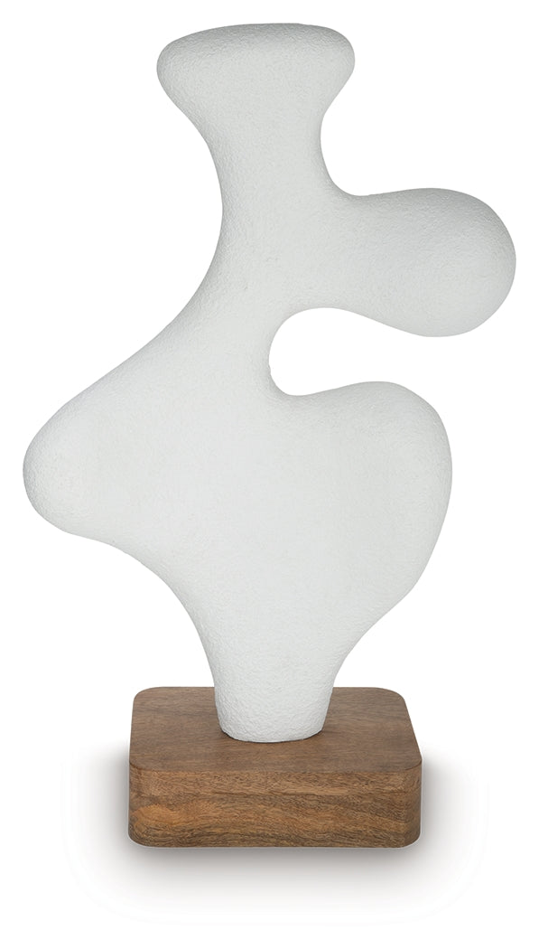 Lavarsen White/Brown Sculpture