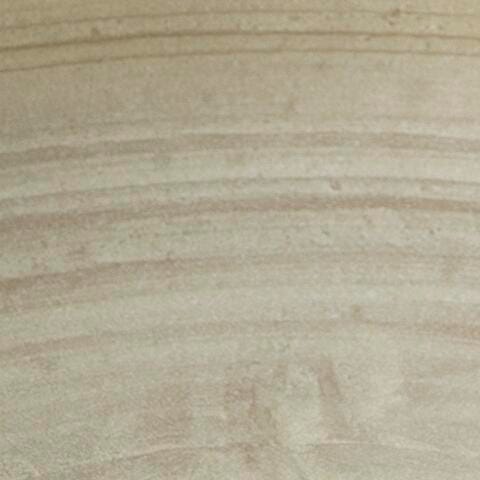Justy Antique Beige Bowl finish detail