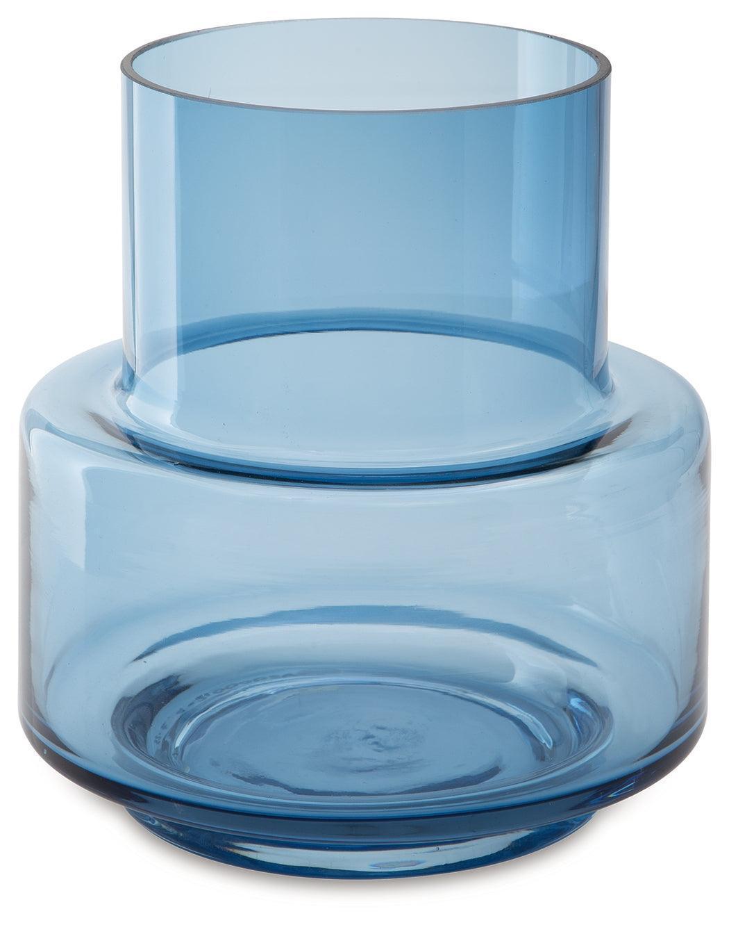 Bealen Dark Blue Glass Vase