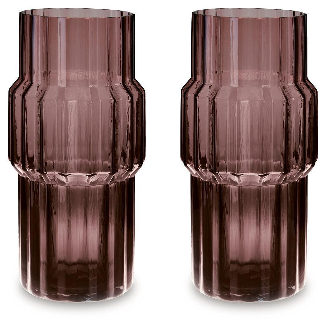 Dorlow Mauve Vase (Set of 2)