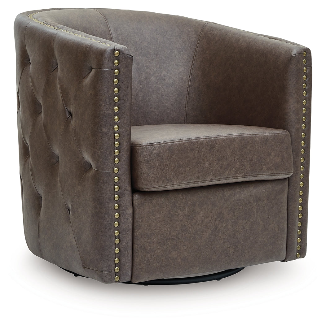 Brentlow Granite Swivel Accent Chair