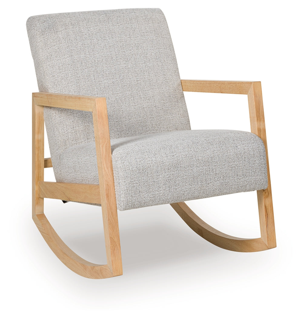 Wychworth Gray/Natural Accent Chair