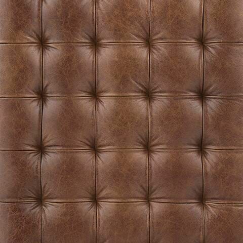 Junsor Brown/Black Coffee Table Ottoman finish detail