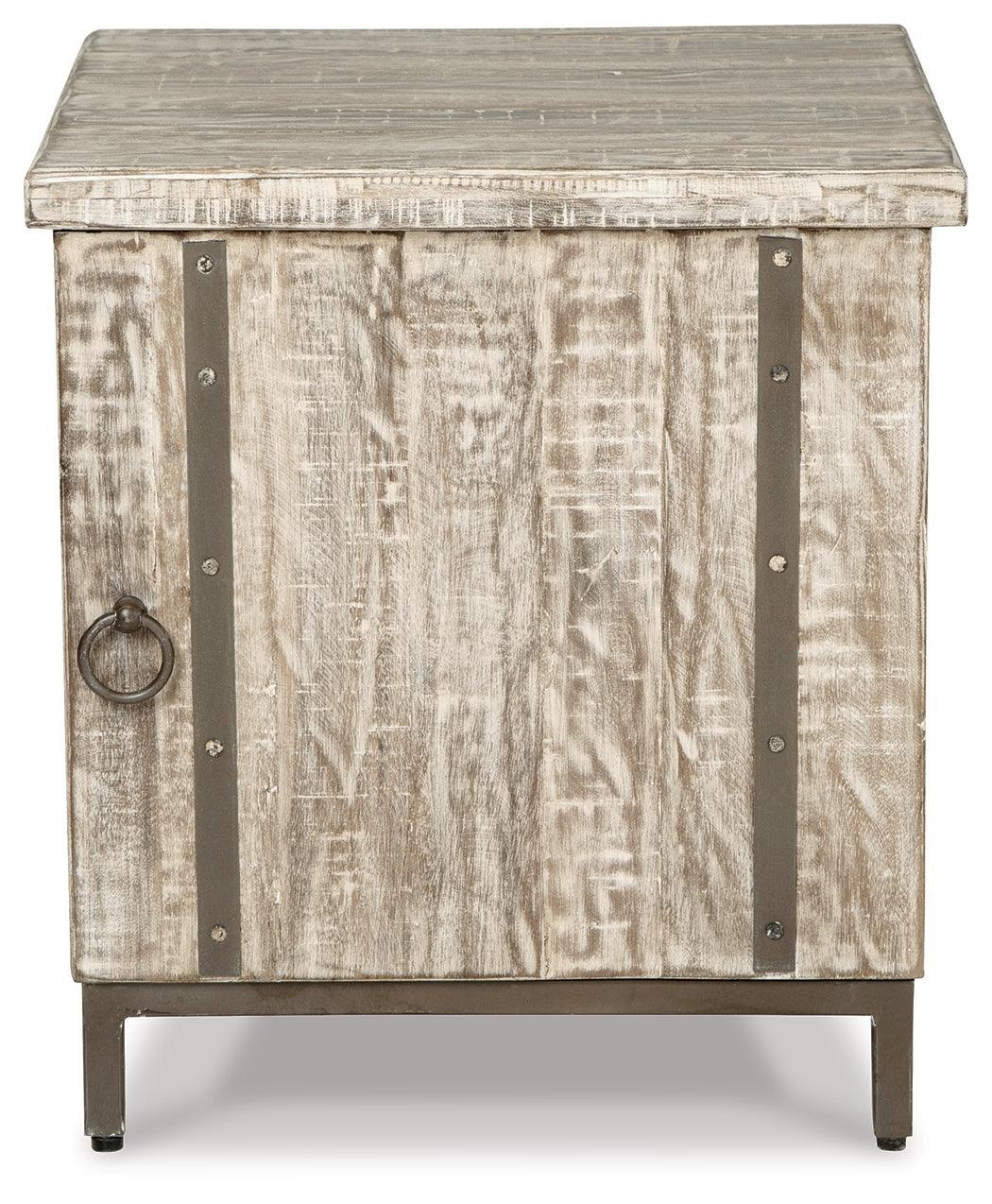 Laddford Whitewash Accent Cabinet A4000506 - Ella Furniture