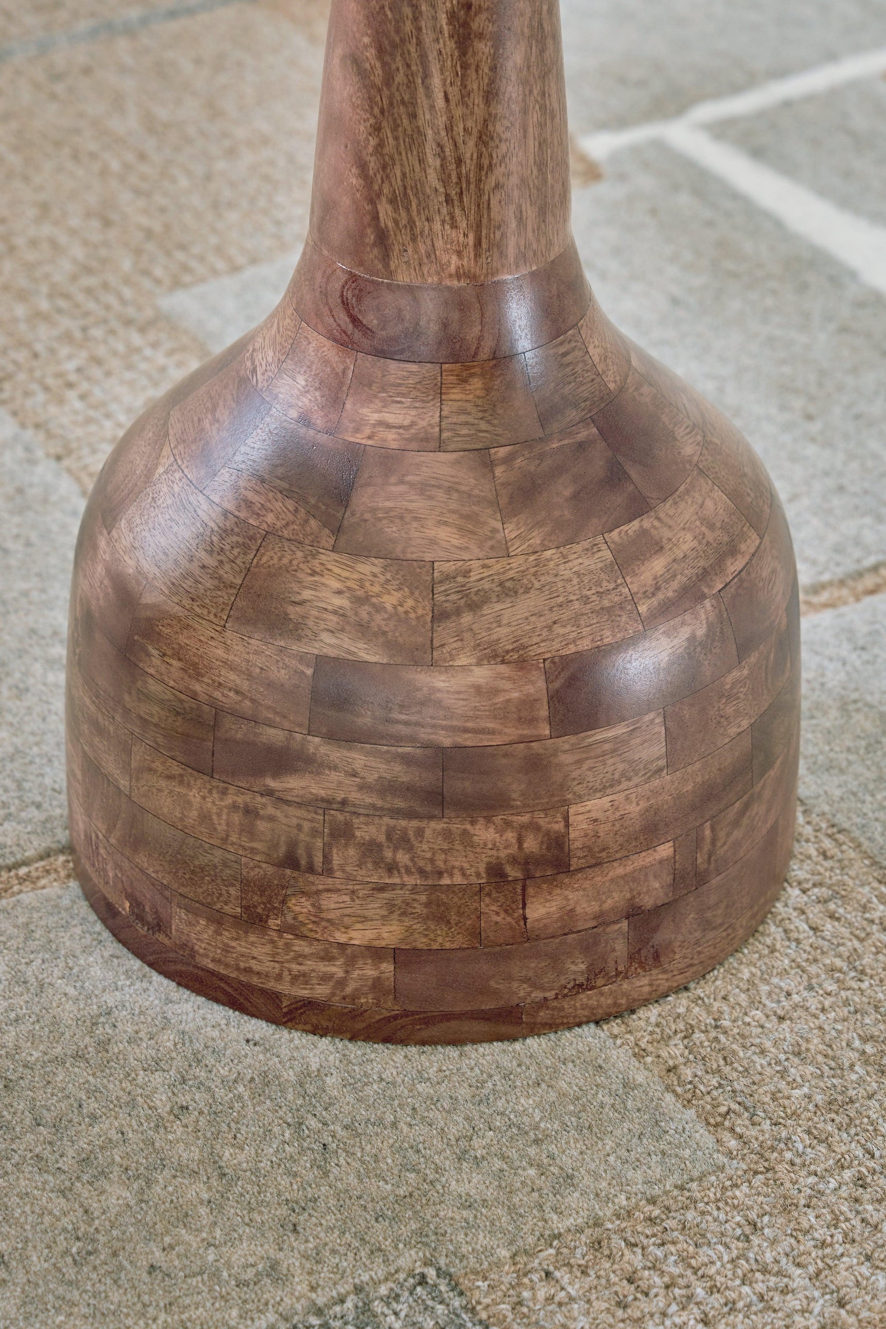 Joville Medium Brown Round Accent Table