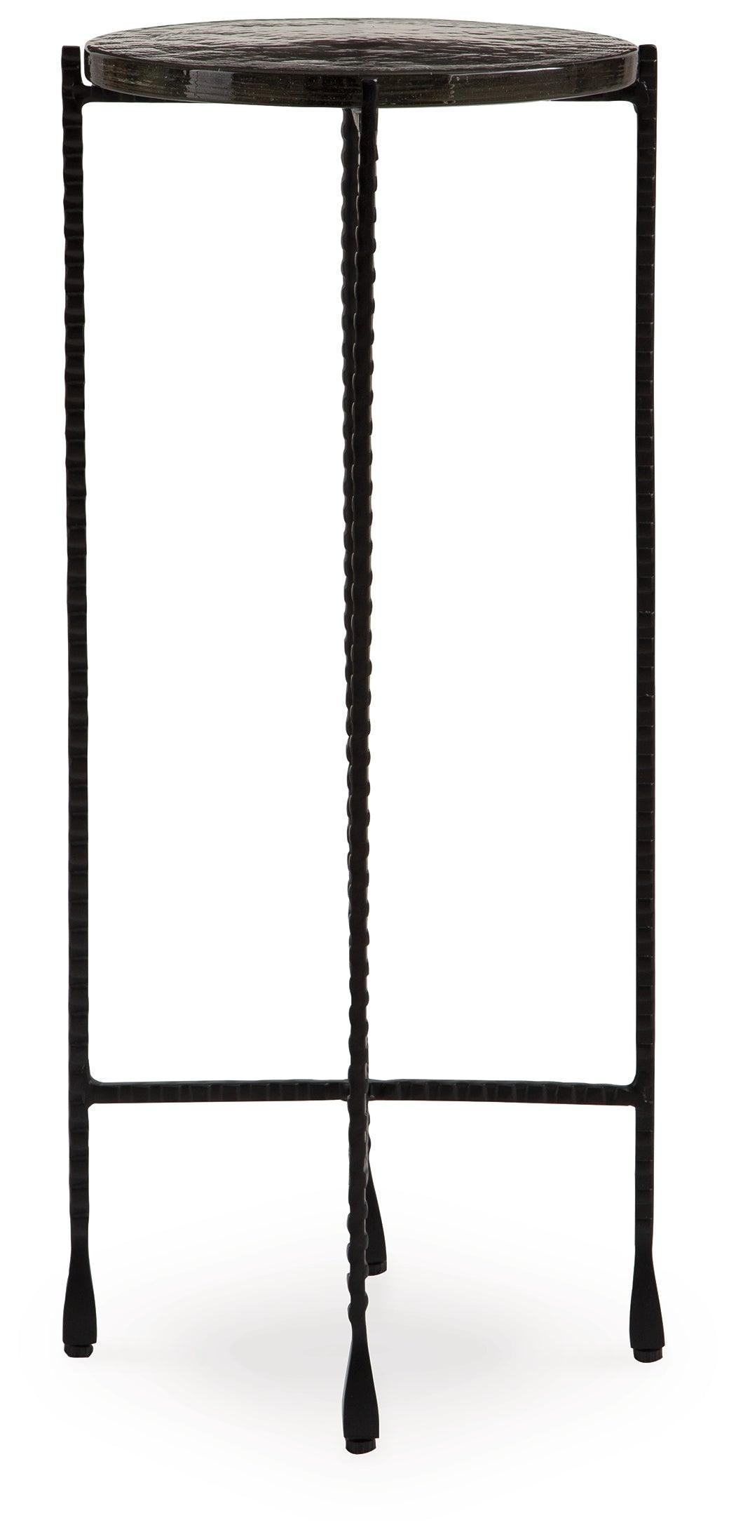 Newgoren Clear Black Accent Table