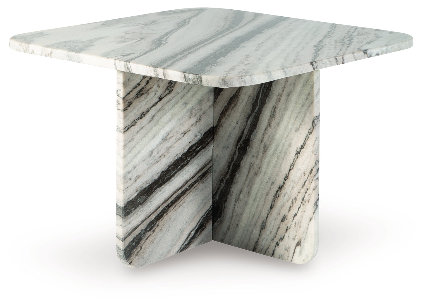 Baretton Black/White/Taupe Accent Coffee Table