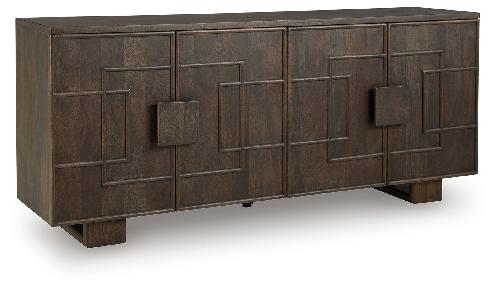Cato Dark Brown Accent Cabinet