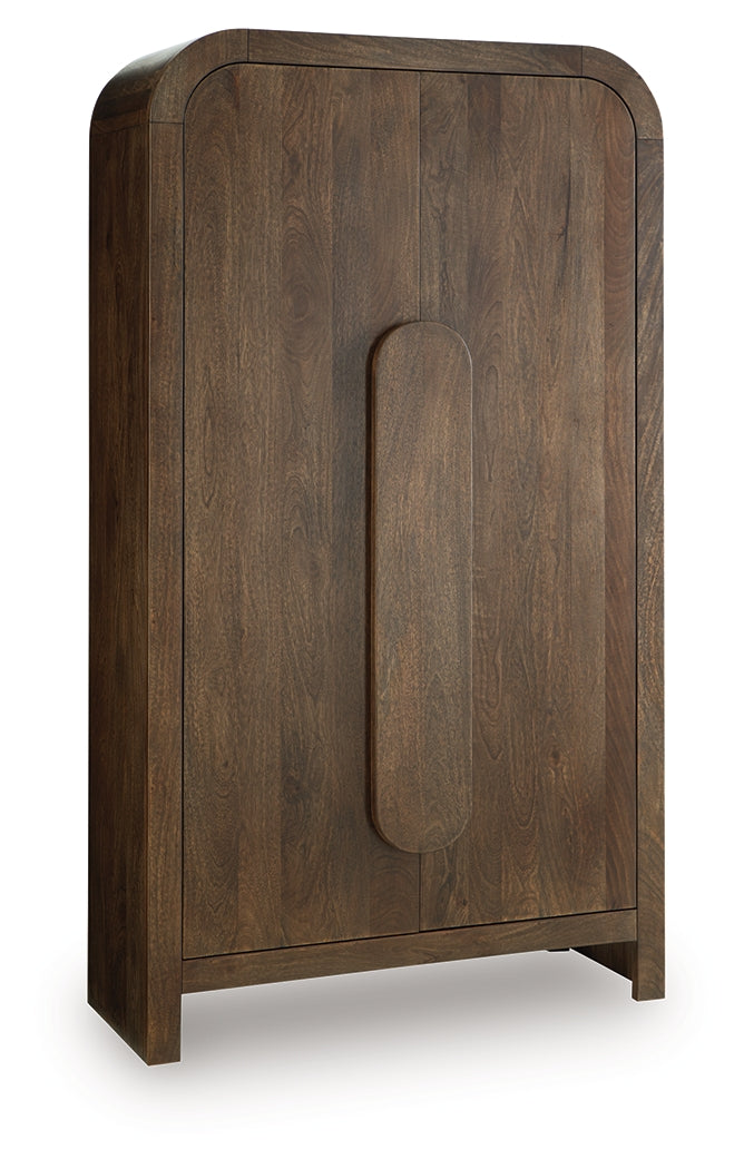 Thoren Medium Brown Accent Cabinet
