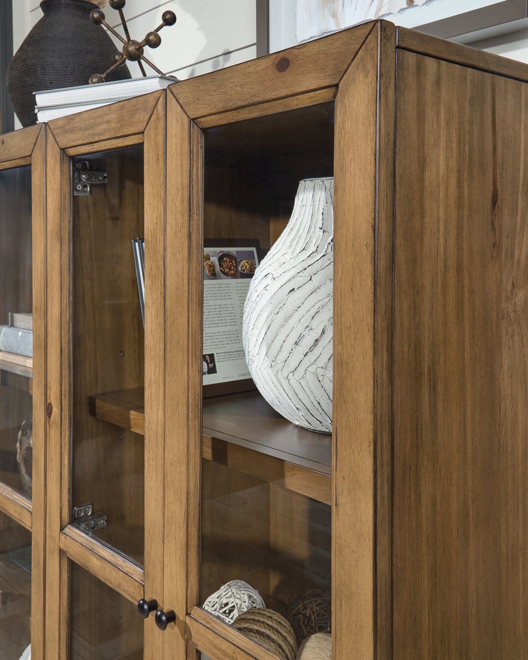Wrenridge Gray Brown Accent Cabinet