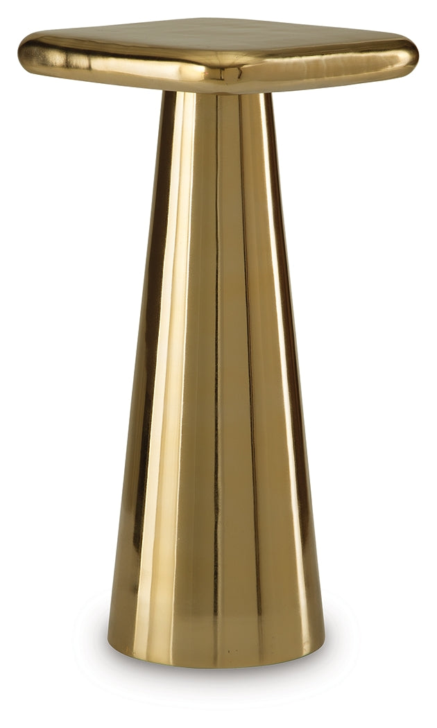 Dallenburg Gold Finish Accent Table
