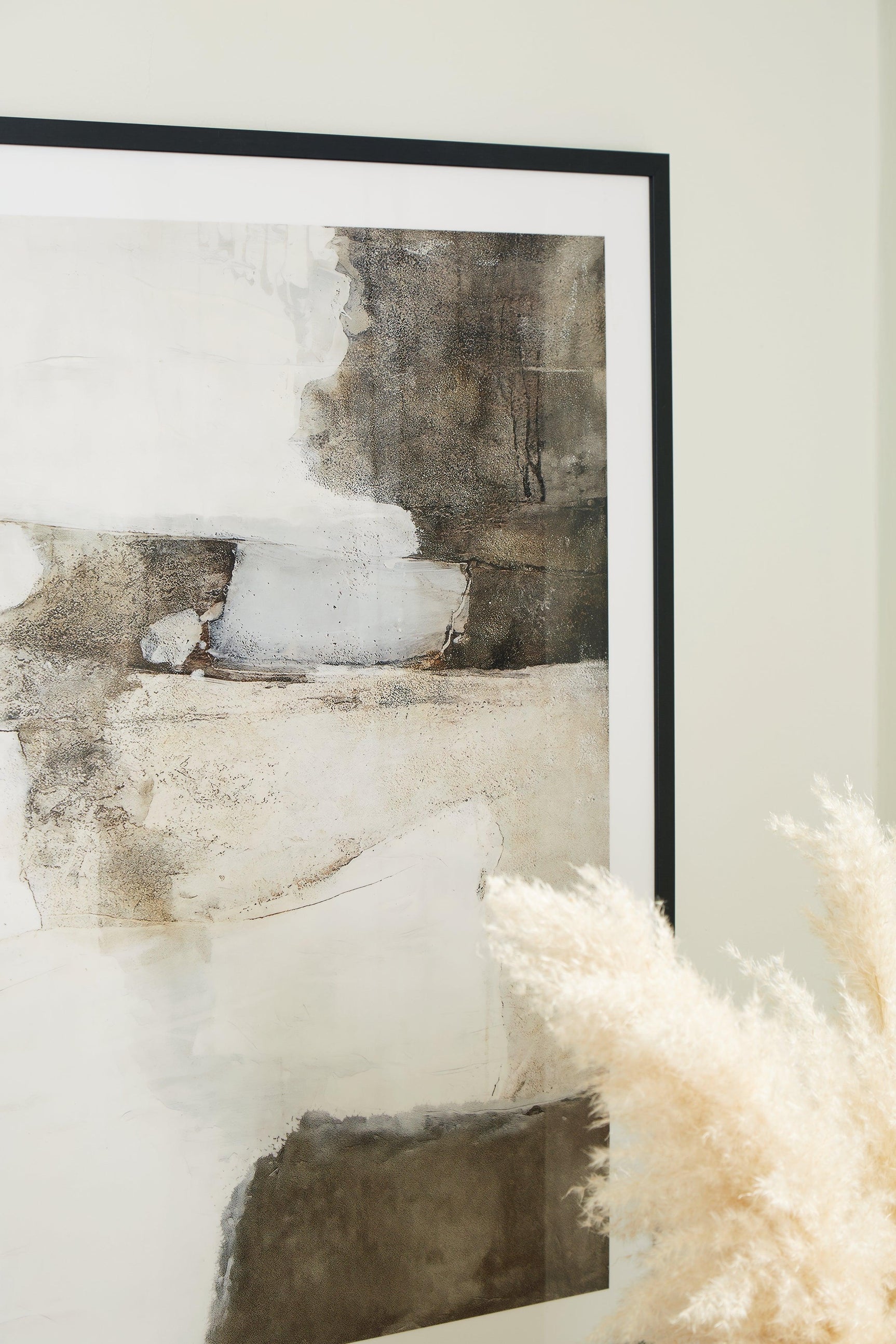 Aldricton Brown White Wall Art