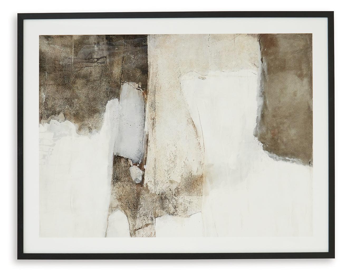 Aldricton Brown White Wall Art