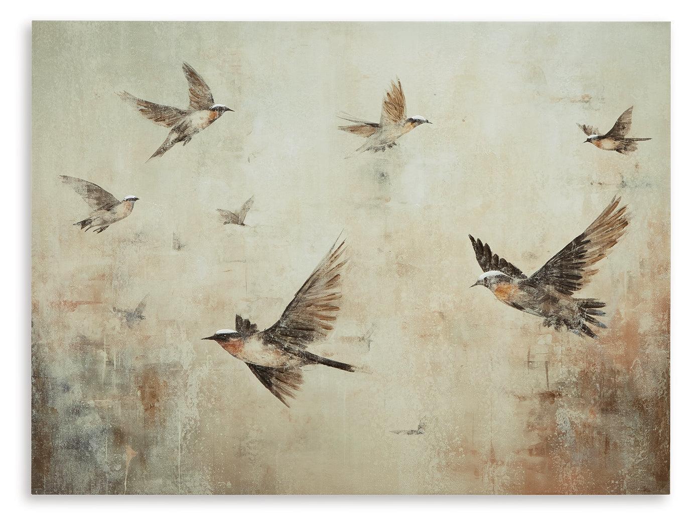 Collmund Gray Brown Wall Art