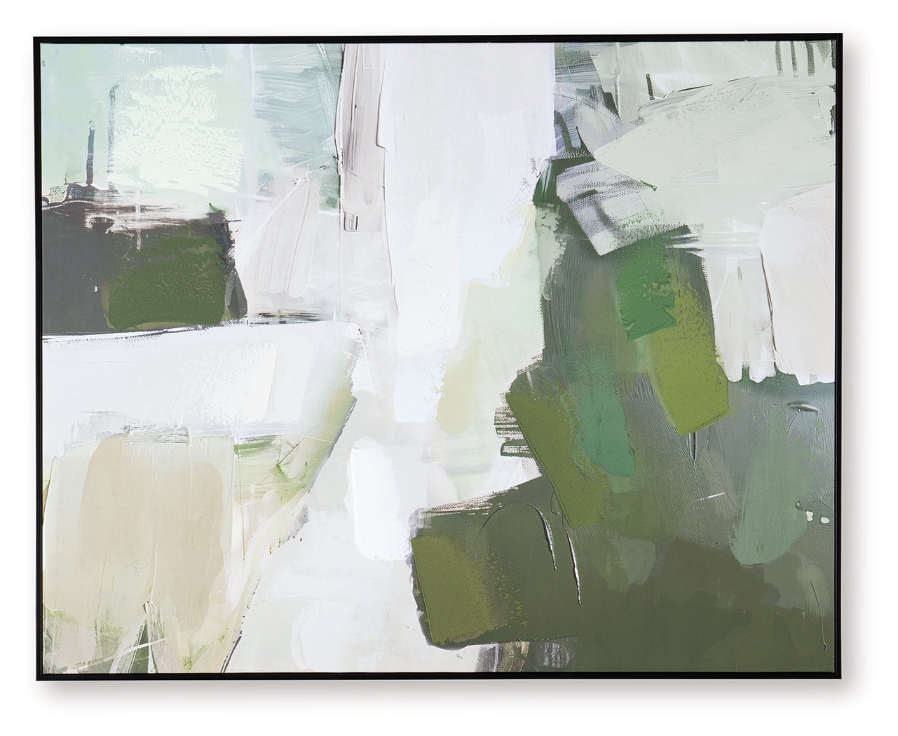 Vinick Green/Gray/White Wall Art