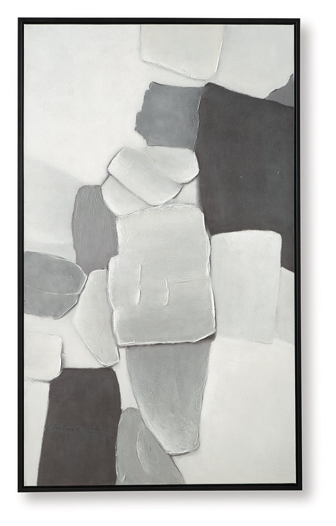 Adilson White/Gray/Black Wall Art