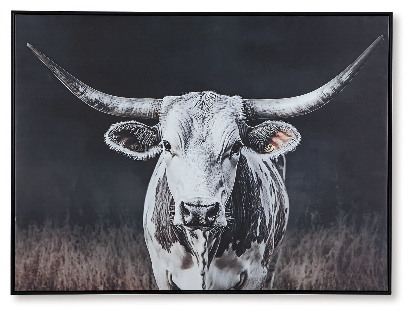 Harlandale Black/White/Brown Wall Art