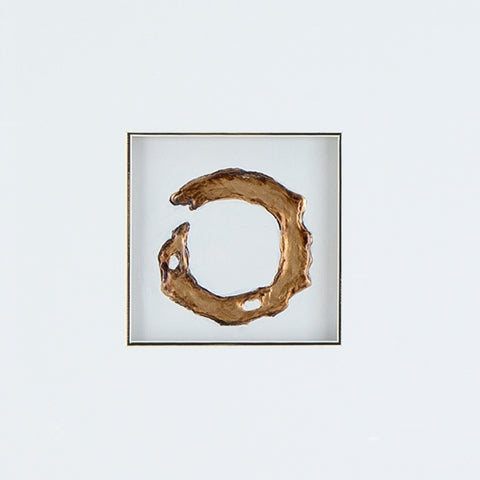Dallbourne White/Gold Finish Wall Art (Set of 4)