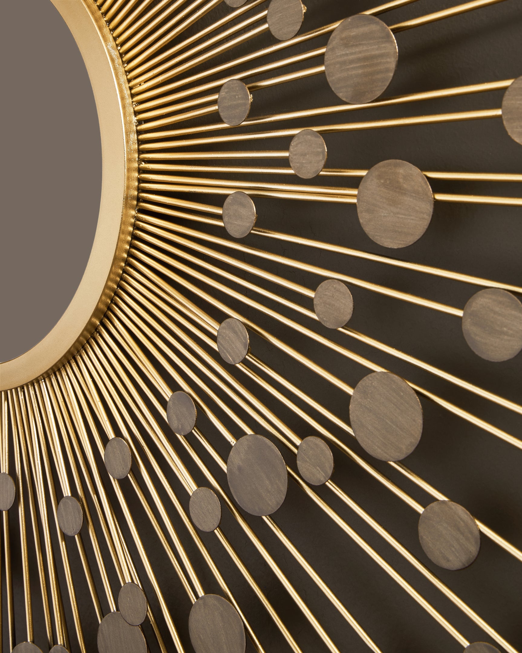 Morwenna Bronze/Gold Finish Accent Mirror