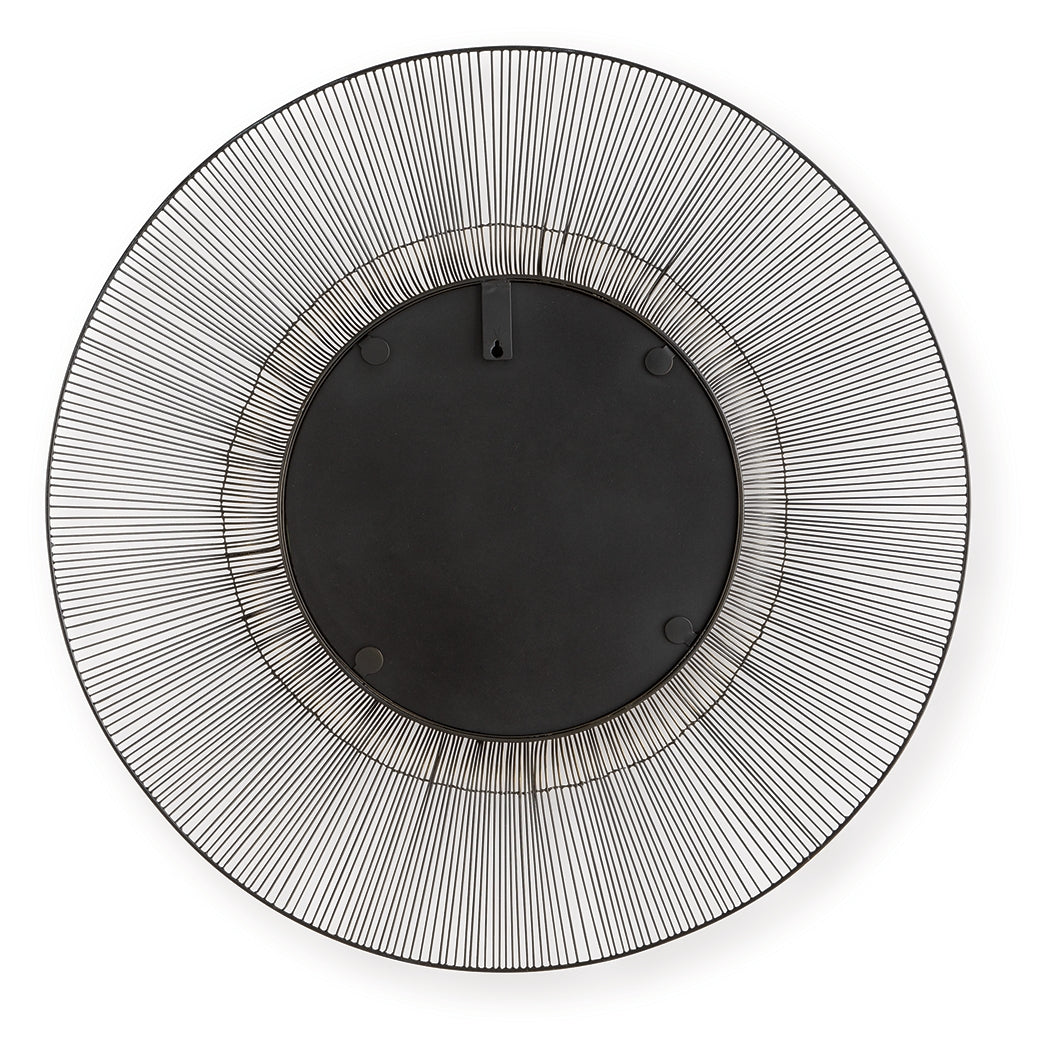 Dallmen Black/Gold Finish Accent Mirror