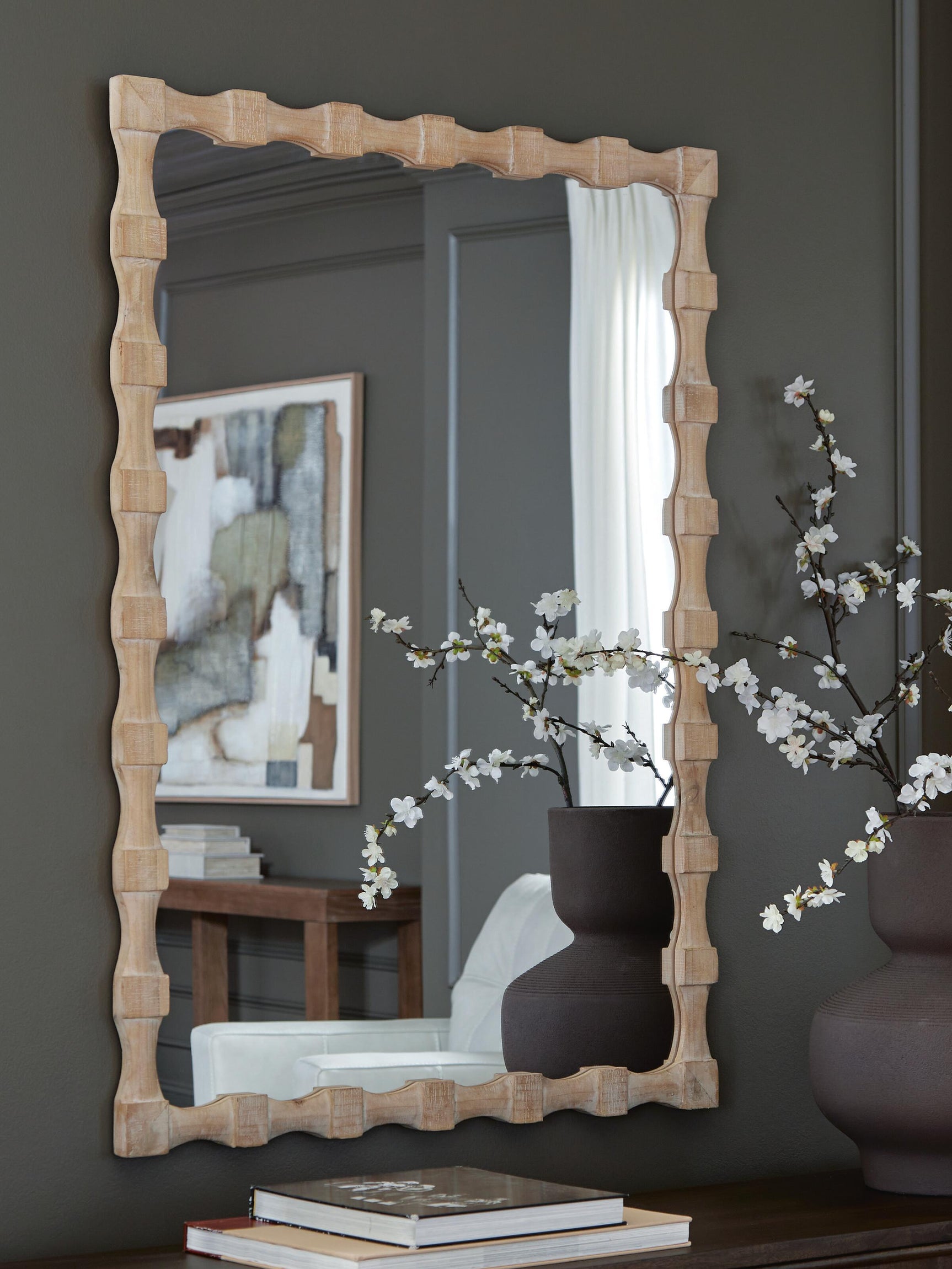 Acelmore Light Brown Accent Mirror