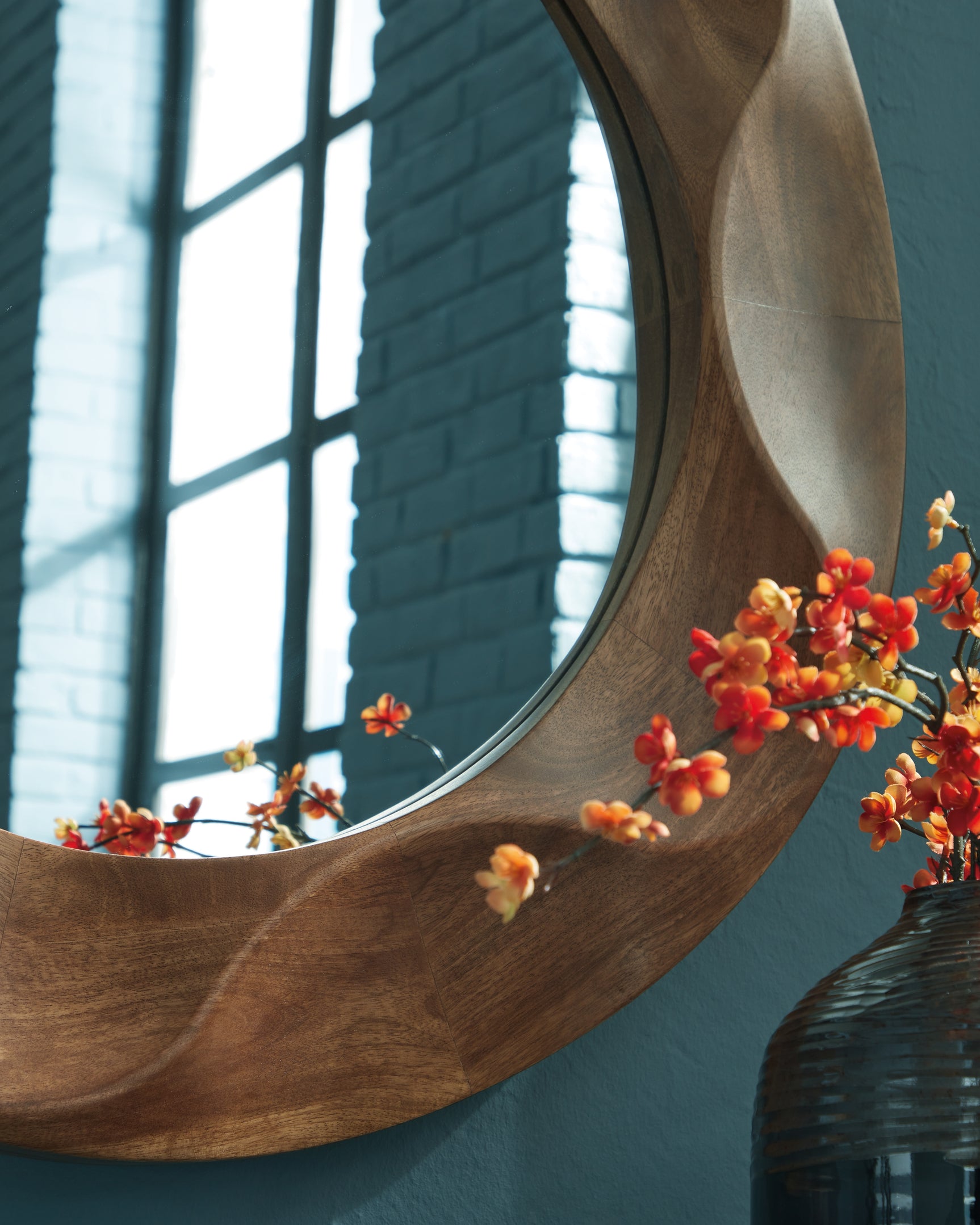 Aajon Brown Accent Mirror