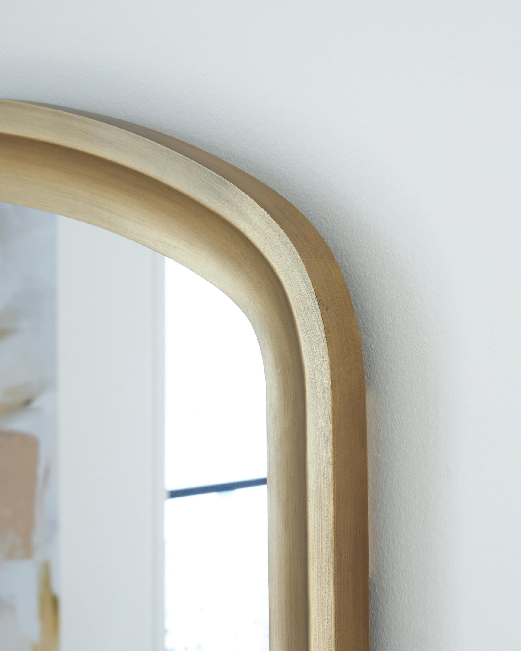 Fintan Gold Finish Floor Mirror