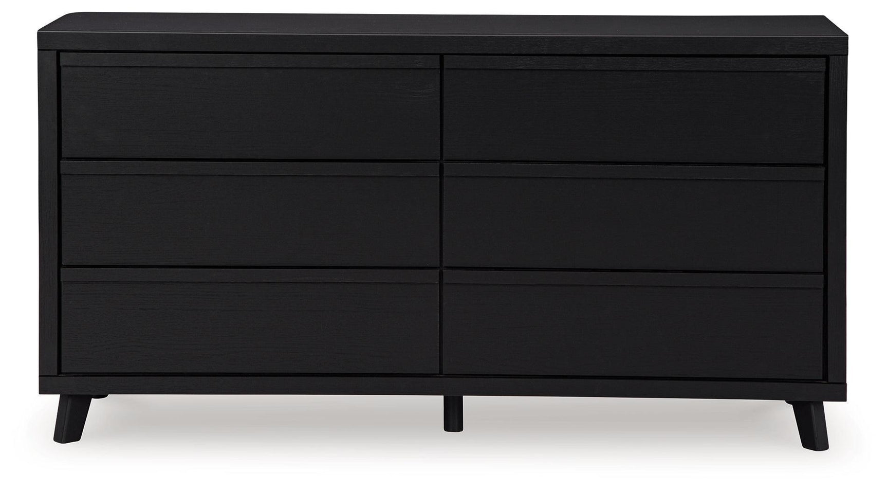 Danziar Matte Black Contemporary Dresser