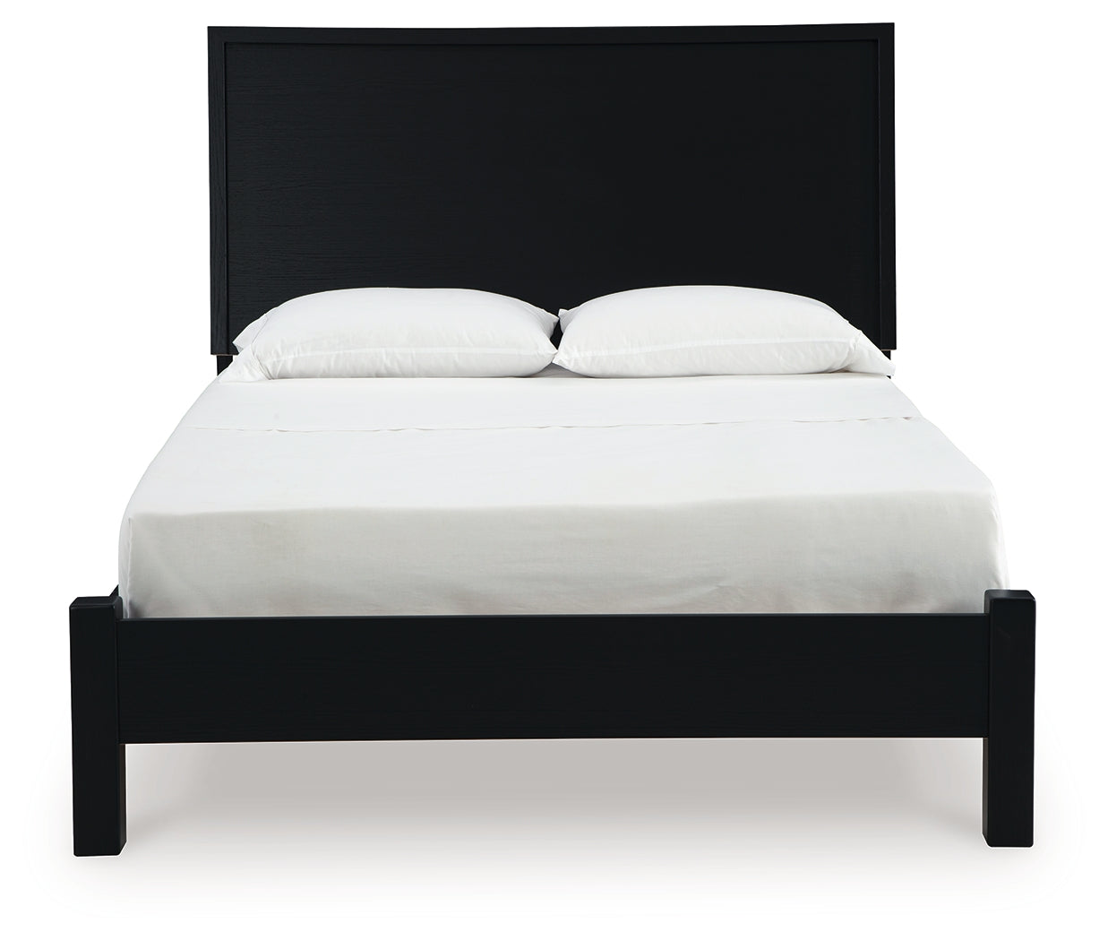 Danziar Black Full Panel Bed