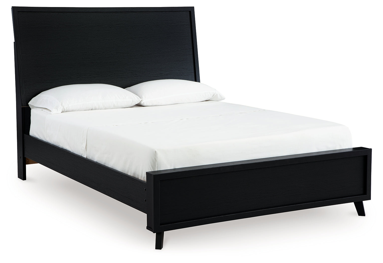 Danziar Black Full Panel Bed