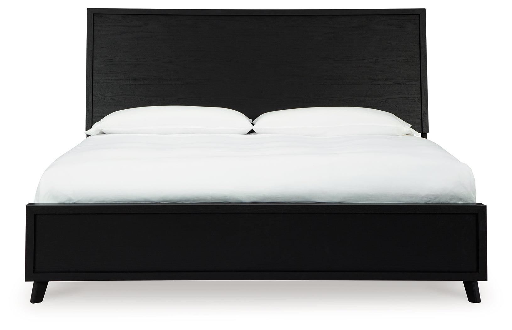 Danziar Black Queen Panel Bed by Ashley
