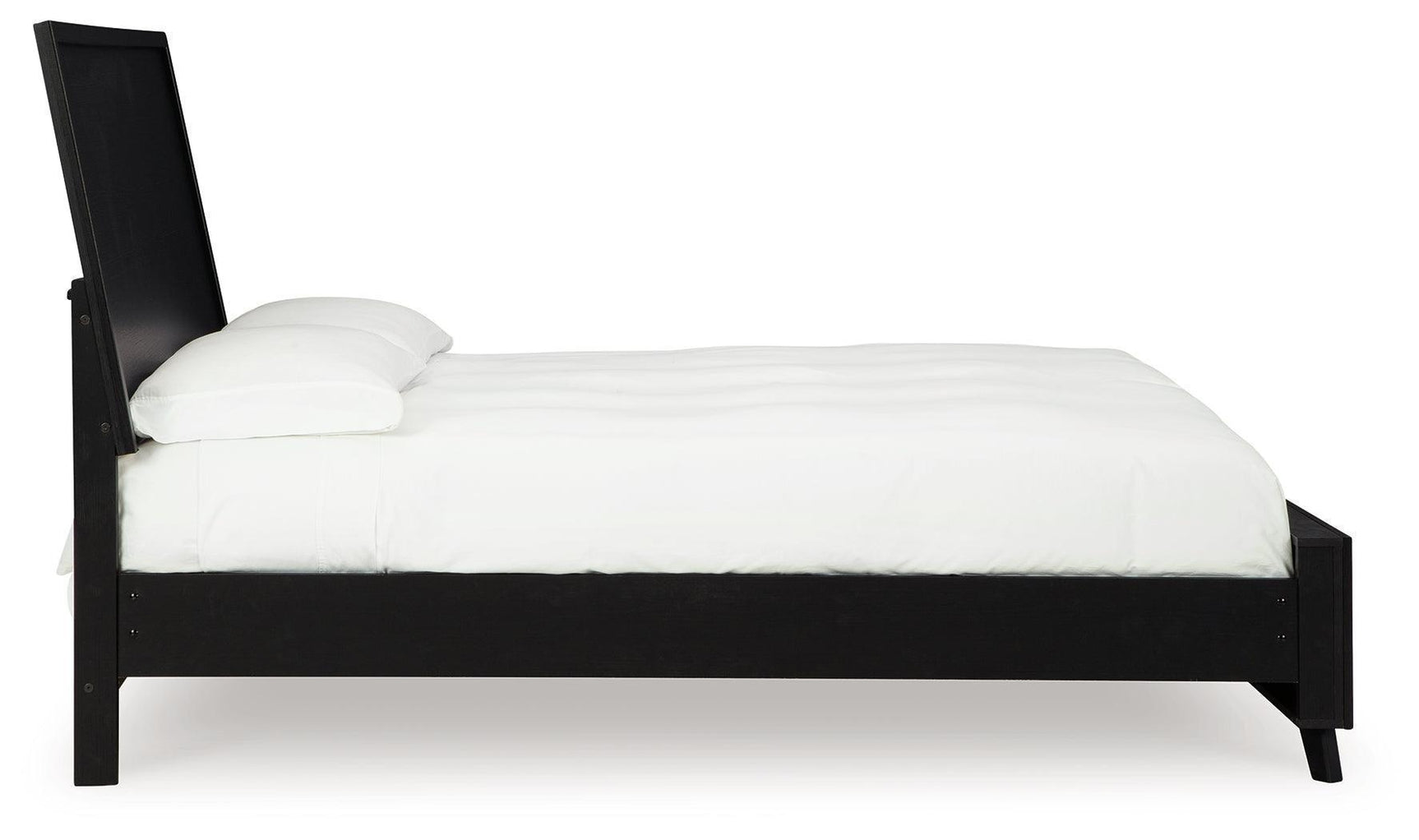 Danziar Black King Panel Bed