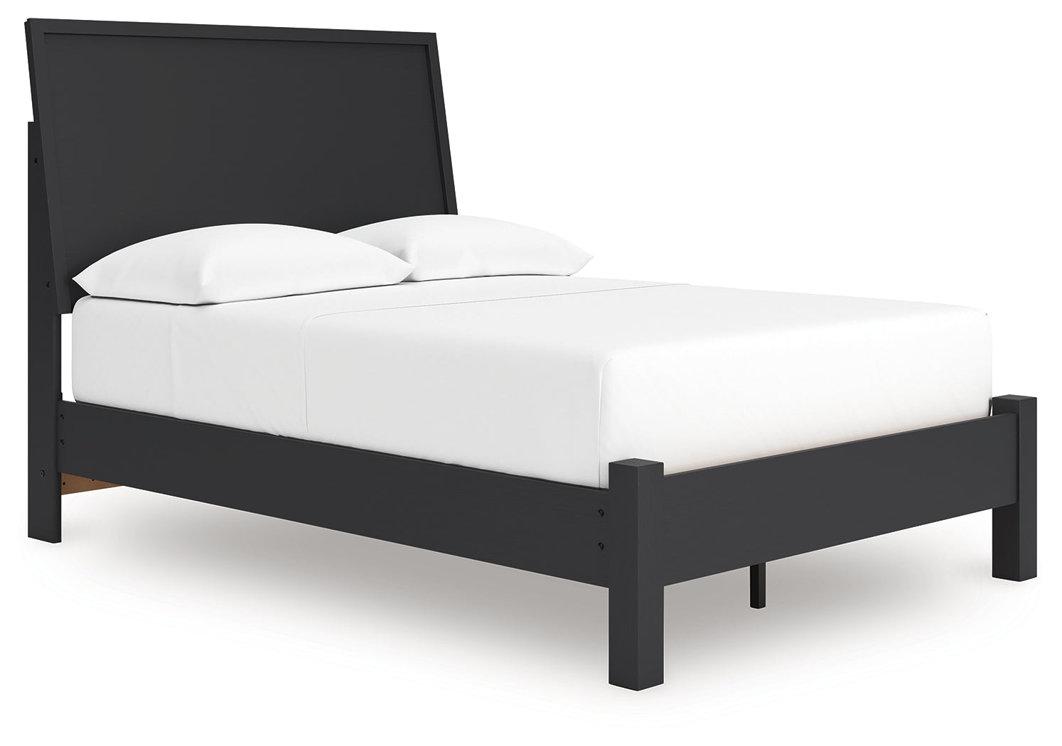 Danziar Black Full Panel Bed