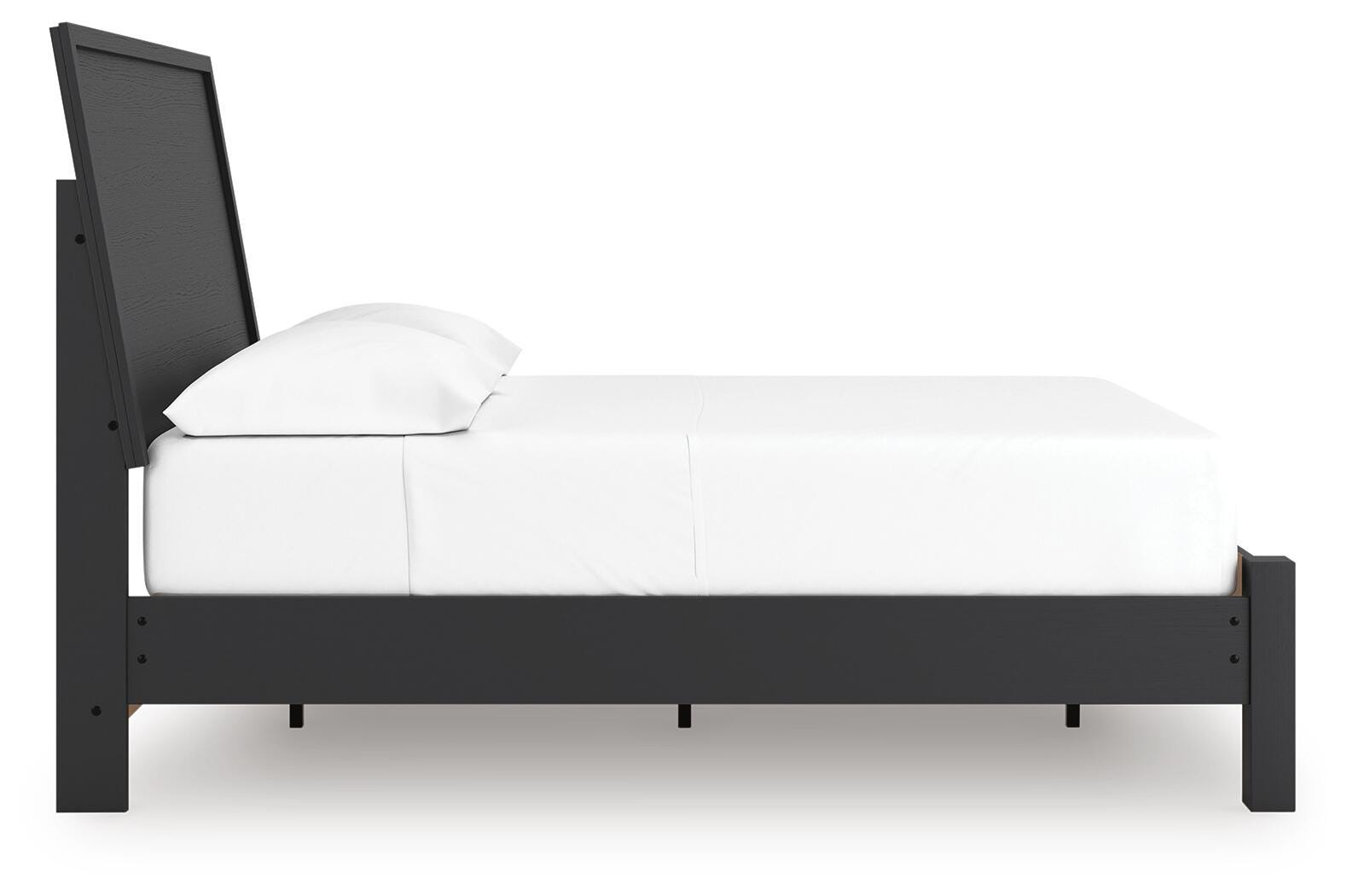 Danziar Black Full Panel Bed view 7