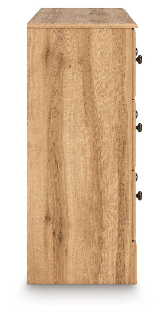 Aleaport Warm Brown Dresser