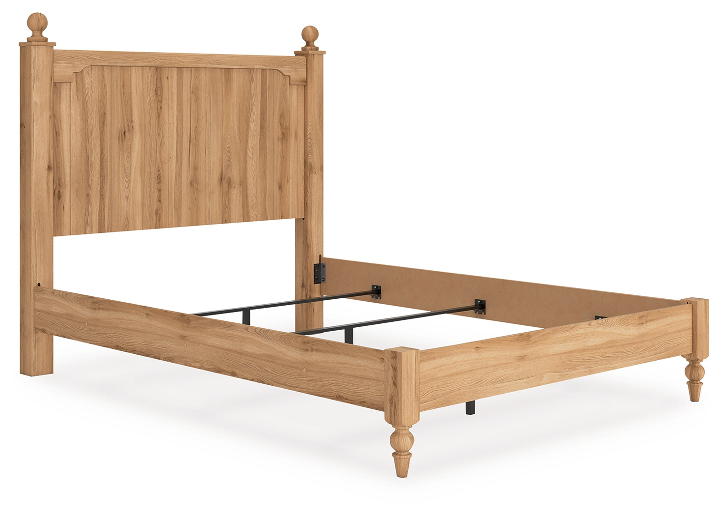 Aleaport Warm Brown Queen Panel Bed
