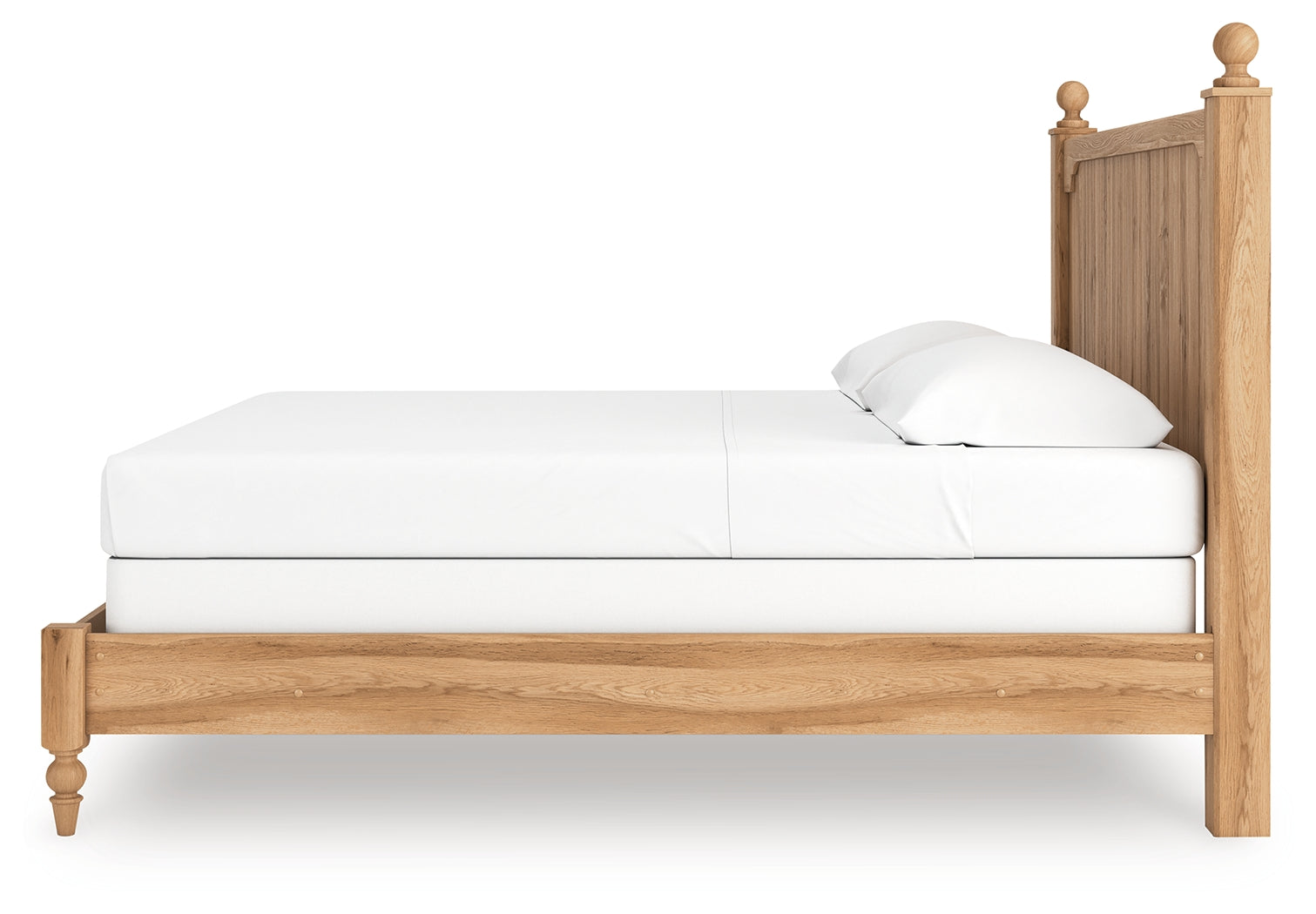 Aleaport Warm Brown King Panel Bed