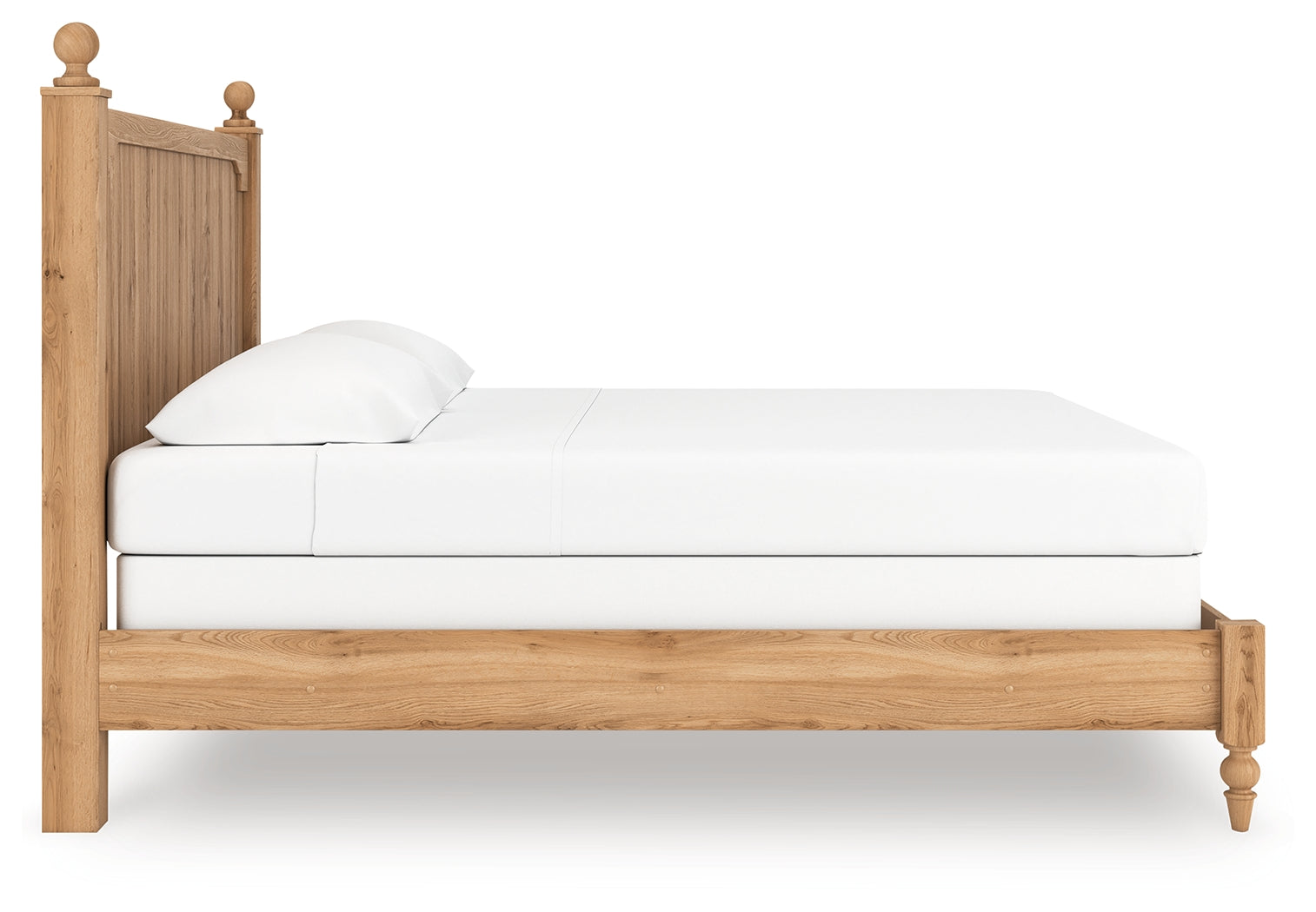 Aleaport Warm Brown King Panel Bed