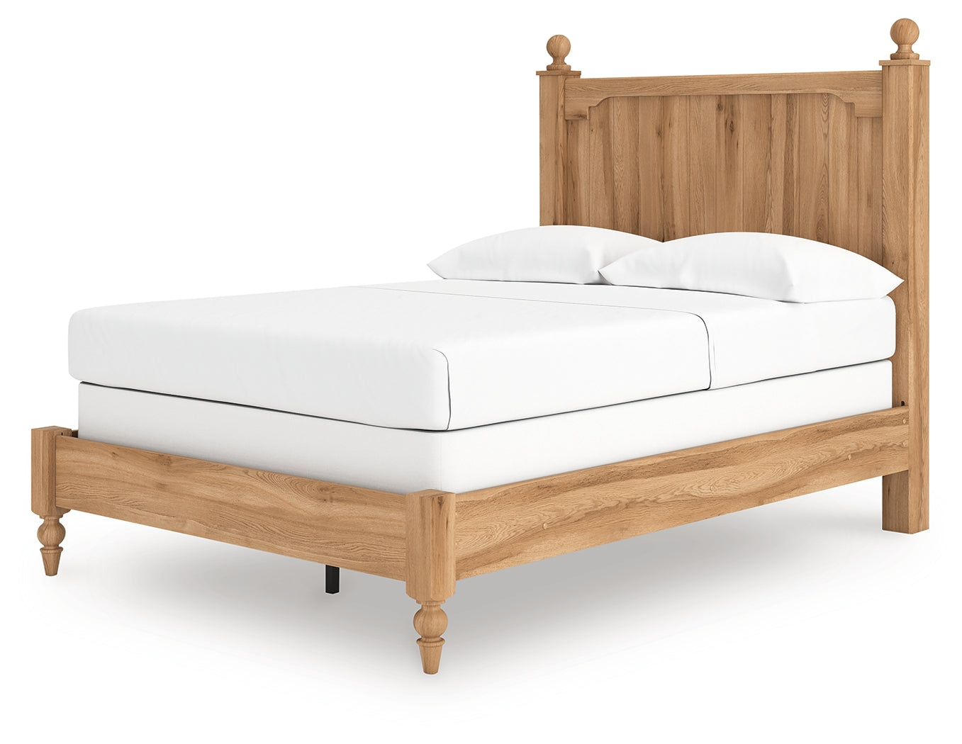 Aleaport Warm Brown Full Panel Bed