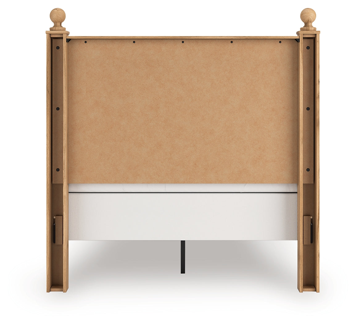 Aleaport Warm Brown Full Panel Bed