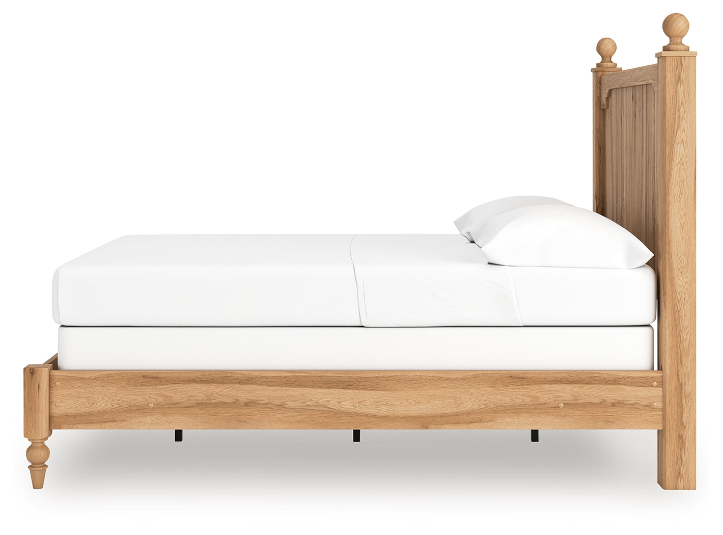 Aleaport Warm Brown Full Panel Bed