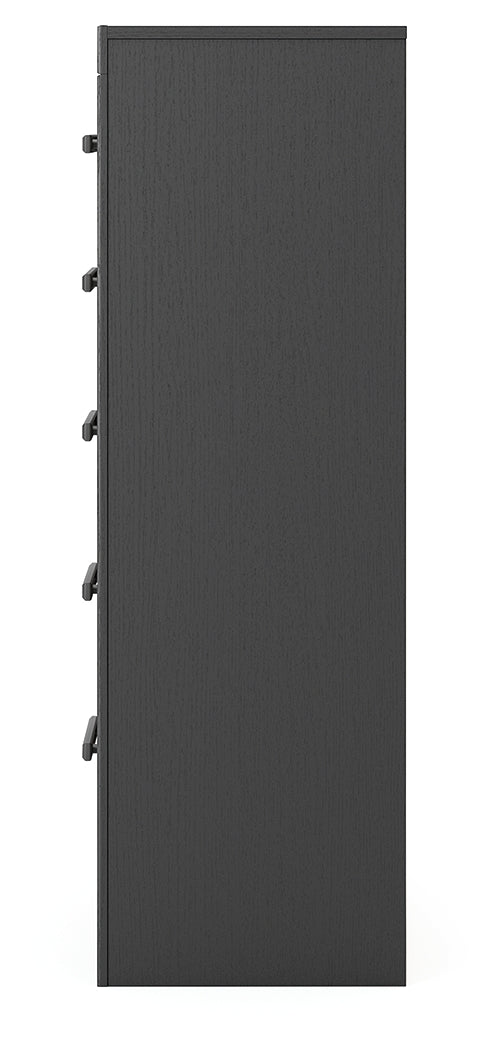 Broachmyn Black/Gray Chest of Drawers