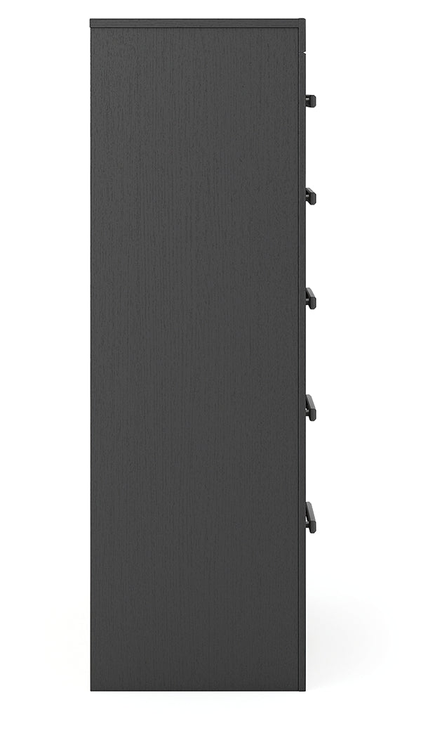 Broachmyn Black/Gray Chest of Drawers