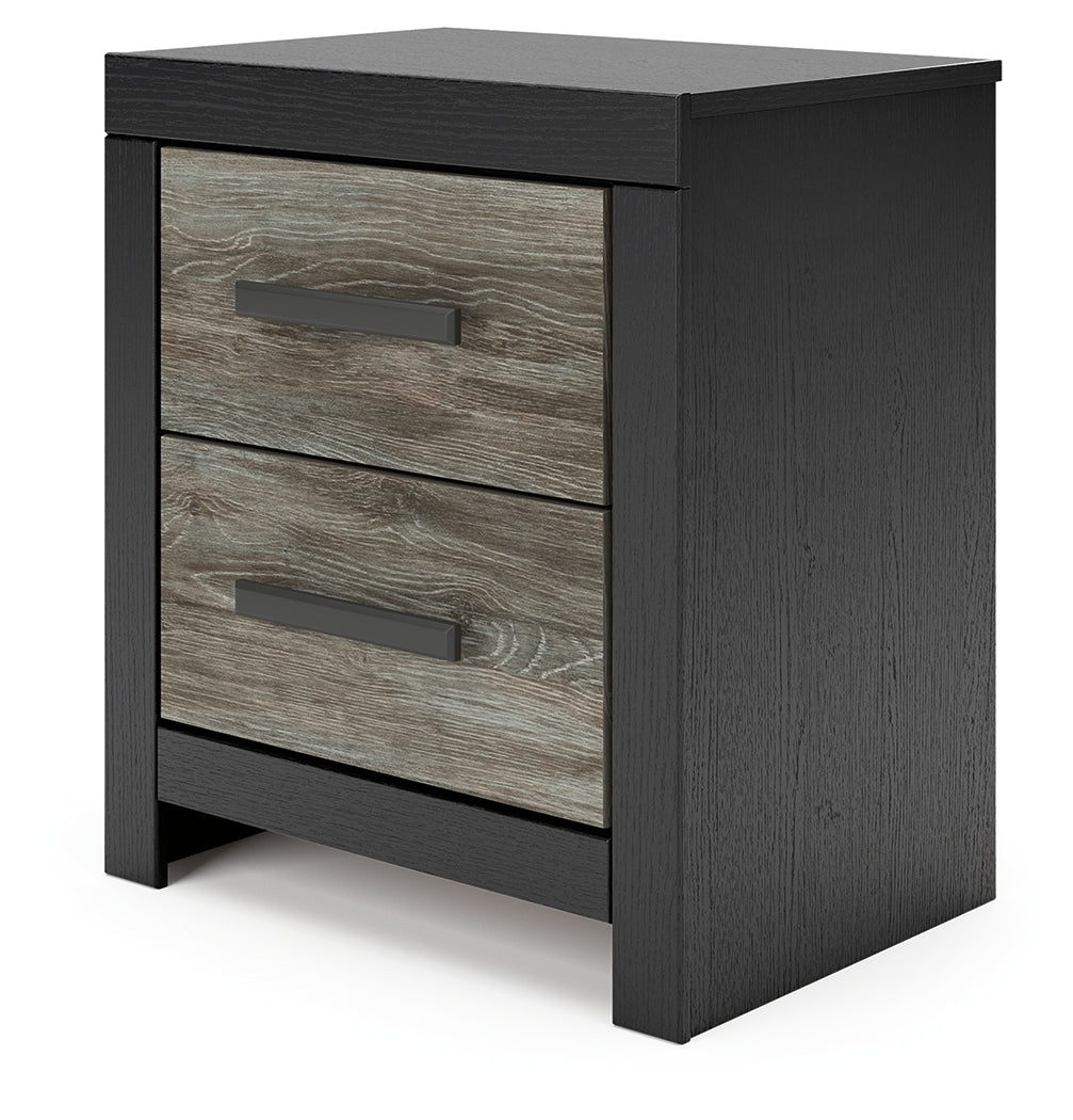 Broachmyn Black/Gray Nightstand