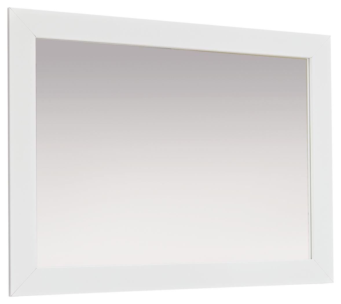 Maeling White Bedroom Mirror