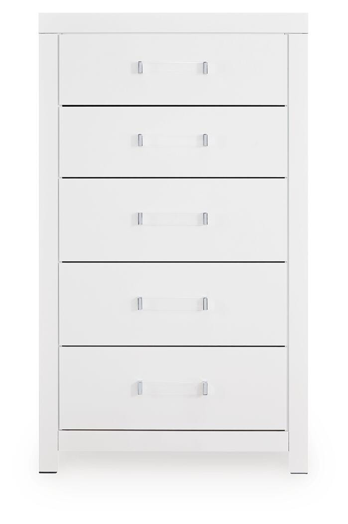 Maeling White Chest of Drawers